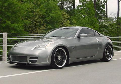 350Z Front Splitter Series 2 Fascia Only Painted For 03-08 Nissan 350Z Stillen