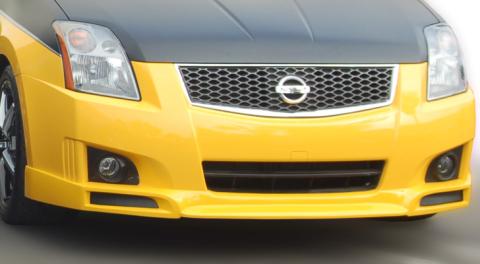 Sentra SE-R Spec V Front Lip Spoiler Unpainted For 07-11 Nissan Sentra SE-R Stillen