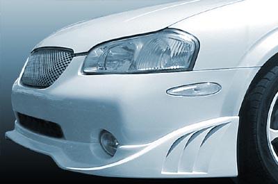 Nissan Maxima 4 Piece Body Kit w/Touring Style Lip Spoiler Unpainted For 02-03 Nissan Maxima Stillen