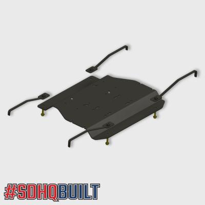 17-Present Ford Superduty Under Bed Spare Tire Location Compressor Mount SDHQ Offroad