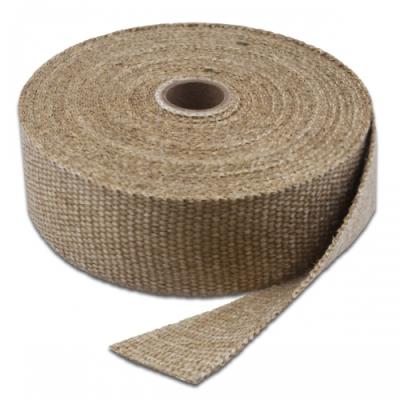 Exhaust Wrap 50 Foot x 1 Inch Natural Color Up To 2000 Degree F Short Roll Thermo Tec