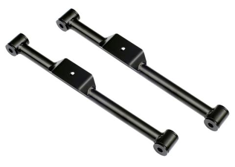 Rear Lower Strongarms For 1958-1964 Impala For Use W/ Coolride Air Springs Pair Of Tubular Lower Trailing Arms W/ Polyurethane Bushings Sleeves And Hardware Powder Coated Satin Black Ridetech