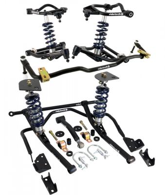 HQ Coil-Over System For 1959-1964 Impala HQ Front And Rear Coil-Overs Front Upper And Lower Strongarms Rear Upper And Lower Strongarms And Front And Rear Sway Bars Ridetech