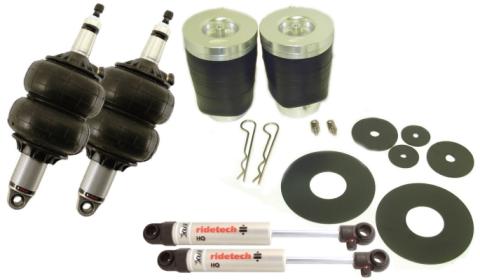 Air Suspension System For 1965-1970 Cadillac Front HQ Shockwaves Rear Coolride And Rear HQ Shocks Ridetech