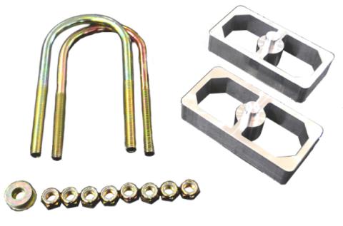 1 Inch Lowering Kit For Streetgrip On A 1967-1969 F-Body W/ A Multi-Leaf Axle Aluminum Lowering Block U-Bolts And Front Coil Spring Cut Template Ridetech