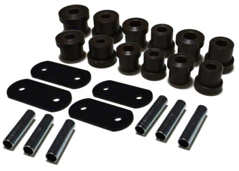 Delrin Leaf Spring Bushings For 11967-1969 Camaro and Firebird And 1968-1974 Nova Compatible W/ Composite Leaf Or Stock Multi Leafs Ridetech