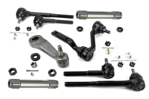 Steering Linkage Kit For 1967 Camaro W/ Manual Steering Idler Arm Pitman Arm Inner Tie Rods Outer Tie Rods And Billet Tie Rod Adjusters Ridetech