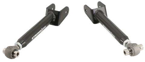Rear Upper Strongarms For 1964-1967 Chevelle Cutlass Pair Of Adjustable Tubular Arms W/ R-JointsPowder Coated Satin Black Ridetech
