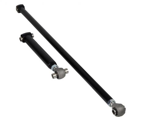 Rear Upper Strongarm And Panhard Bar Kit For 1965-1966 Impala 1 Adjustable Tubular Upper Control Arm W/ An R-Joint Rod End And 1 Adjustable Panhard Bar Powder Coated Satin Black Ridetech