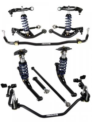 TQ Coil-Over System For 1967-1970 Impala Front And Rear TQ Coil-Overs Front Upper And Lower Strongarms Rear Upper And Lower Strongarms And Front And Rear Sway Bar Sway Bars Ridetech