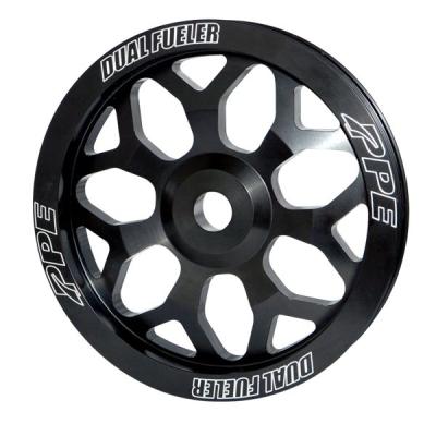 Dual Fueler Pulley Wheel 7Y GM Aluminum Black