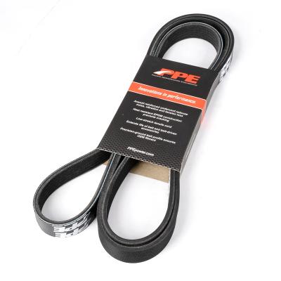 High Performance Heavy Duty Serpentine Belt 2002-2005 GM 6.6L Duramax Single Alternator 105A No Vacuum Pump PPE