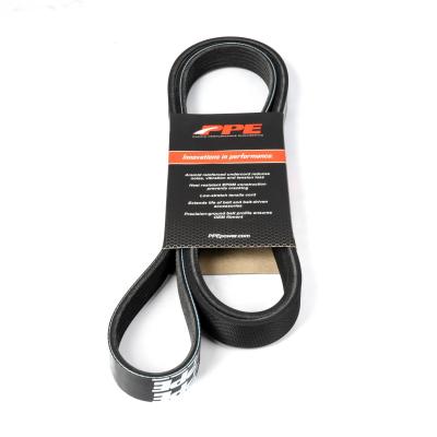 High Performance Heavy Duty Serpentine Belt 2002-2004 GM 6.6 Liter Duramax Single Alternator 130a W/Vacuum Pump PPE