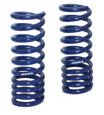 Front Dual Rate Springs Stock Height For 1978-1988 Monte Carlo Cutlass W/ Small Block Pair Of Springs Powder Coated Blue Ridetech