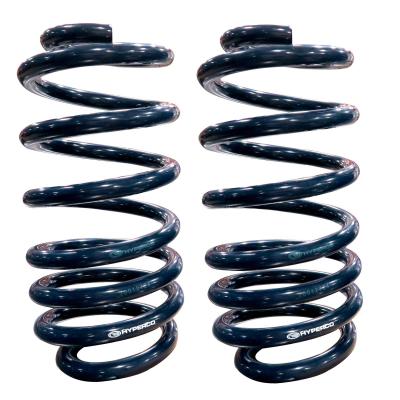 Rear Dual Rate Springs 4 Inch Lowering For 1963-1972 C10 Pair Of Springs Powder Coated Blue Ridetech
