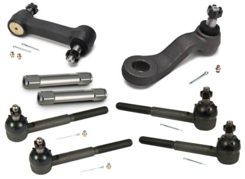 Steering Linkage Kit For 1983-1987 C10 Idler Arm Pitman Arm Inner Tie Rods Outer Tie Rods And Billet Tie Rod Adjusters Ridetech