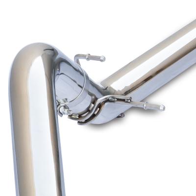 Exhaust Kit 4 Inch Cat Back Single Tip 3.0L Duramax - Pol/Blk