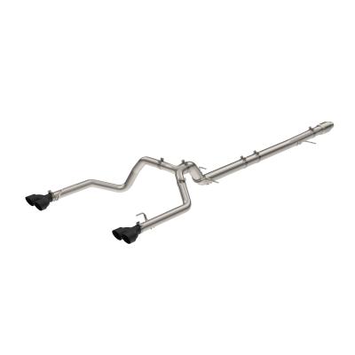 20-22 GM 3.0L Duramax 304 Stainless Steel DPF-Back Performance Exhaust Kit - Dual Exit-Raw Tubes, Black Ceramic Coated Tips Pacific Performance Engineering