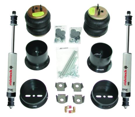 Front Coolride Kit For 1955-1957 Thunderbird Air Springs Brackets HQ Shocks Shock Mounts And Hardware Ridetech