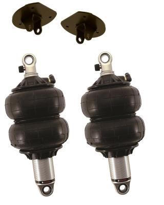 Front HQ Shockwaves For 2003-2007 Crown Vic Pair Of Rebound Adjustable Shock waves W/ 1/4 Inch Airline Fittings Ridetech