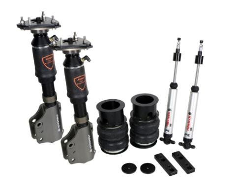 Air Suspension System For 2015-2024 Mustang HQ Front Shockwaves Rear Coolride And HQ Rear Shocks Ridetech