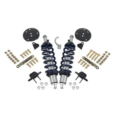 Front HQ Coil-Overs For 2015-2024 Ford F-150 2WD Pair Of Rebound Adjustable Shock s Springs Spring Mounts And Delrin Spring Washers Ridetech