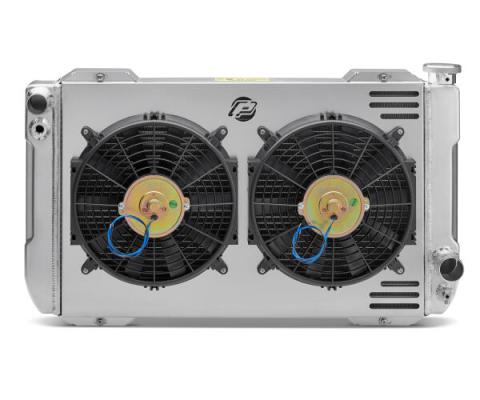 123 Series Radiator System Universal GM 26 Inch Core Shroud and Dual Fans Manual Transmission Proform