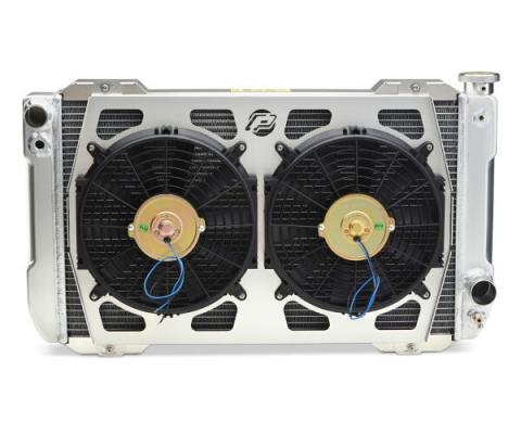 123 Series Radiator System Universal GM 26 Inch Core Bracket w/ Fans LS Conv Manual Transmission Proform