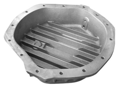 Heavy Duty Aluminum Rear Differential Cover GM/Dodge 2500HD/3500HD Black PPE Diesel