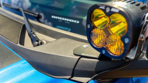 21-Present Bronco A Pillar Light Mounts SDHQ Offroad