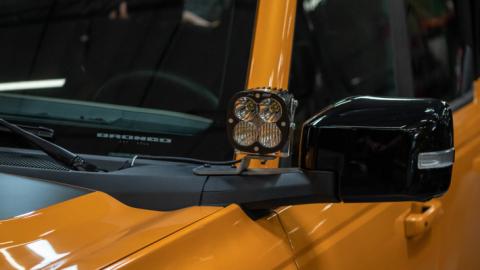 21-Present Bronco A Pillar Light Mounts SDHQ Offroad