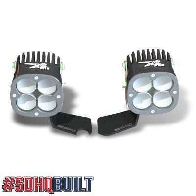 21-Present Bronco A Pillar Light Mounts SDHQ Offroad