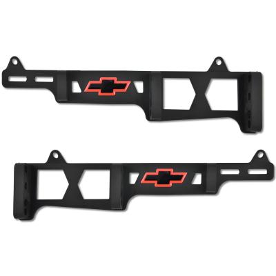 Big Block Linear Wire Looms Black Crinkle with Bowtie For 1965-1991 Chevy Big Block 396-454 V8 Engines Proform