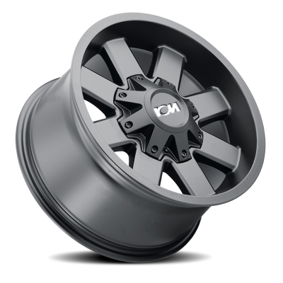 Cast Aluminum Wheels 141 SB 18x9 Satin Black 5 On 127/5 On 139.7 Bolt Pattern 18 Offset ION Wheels