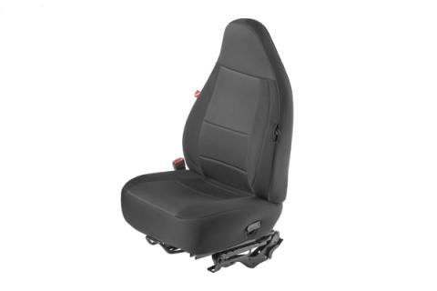 Jeep Wrangler Neoprene Seat Covers for 03-06 Jeep Wrangler TJ Black Diver Down