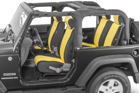 Wrangler JK Seat Cover for 07-10 Jeep JK Black Neoprene Pair Diver Down