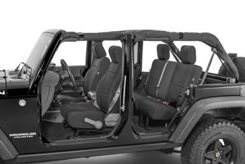 Wrangler JK Unlimited Seat Cover for 08-10 Jeep JK Unlimited Black Neoprene Pair Diver Down
