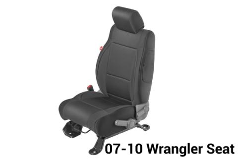 Wrangler JK Unlimited Seat Cover for 08-10 Jeep JK Unlimited Black Neoprene Pair Diver Down