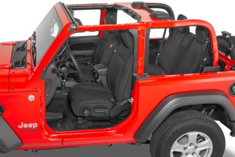 Jeep Wrangler Neoprene Seat Covers for 18-20 Jeep Wrangler JL 2-Door Black Diver Down