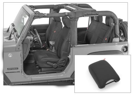 Jeep Wrangler Neoprene Seat Covers with Free Center Console Cover for 11-12 Wrangler JK 2 Door Black Diver Down