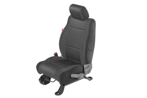 Jeep Wrangler Neoprene Seat Covers with Free Center Console Cover for 11-12 Wrangler JK 2 Door Black Diver Down