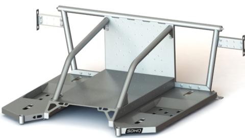19-Present Ranger Bed Rack Raw SDHQ Offroad