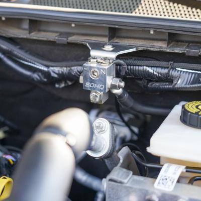 24-Present Ford Ranger/Ranger Raptor Billet Battery Terminal Upgrade Kit SDHQ Offroad