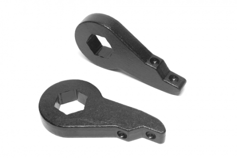 Silverado/Sierra 1.5-2.0 Inch GM Leveling Torsion Bar Keys W/Front Shock Extensions For 01-06 Silverado/Sierra 1500HD, 2500HD 2WD/4WD Southern Truck Lifts