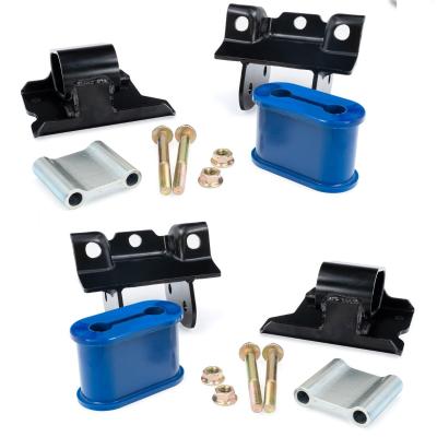 Engine Mount Kit - 01-10 GM 6.6L Duramax - 40 Hardness Blue