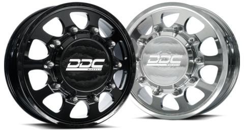 Dually Wheels The Shield 20x7.75 8x210 Polished 11-25 Silverado/Sierra 3500 DDC Wheels