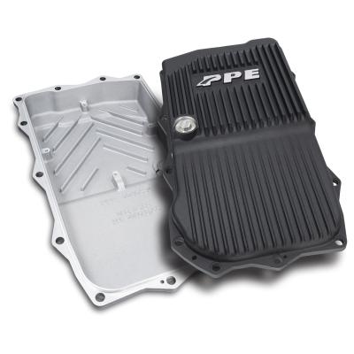2010-2022 w/ ZF-8 Speed Heavy-Duty Cast Aluminum Transmission Pan Black