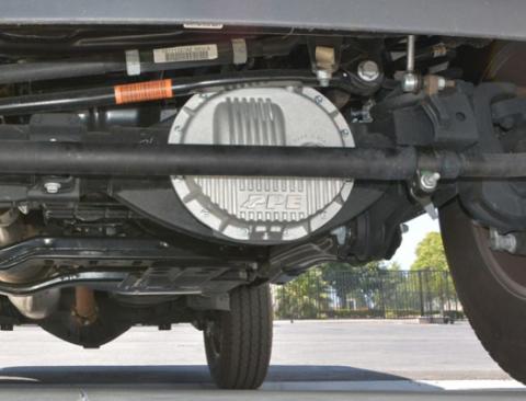 Heavy Duty Cast Aluminum Front Differential Cover 15-17 Ram 2500/3500 HD Black PPE Diesel