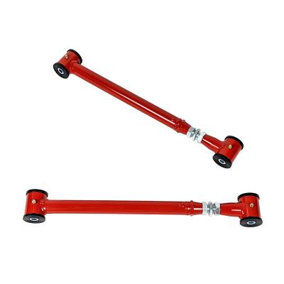 1982-2002 Camaro and Firebird Adjustable Turnbuckle Style Lower Control Arms 3 Piece Poly-Ball Bushings Red J&amp;M Products