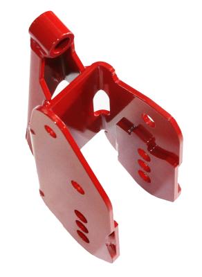 Mustang Lower Control Arm Relocation Brackets 05-14 Ford Mustang GT/GT500/V6 Black Powder Coat J&M Products